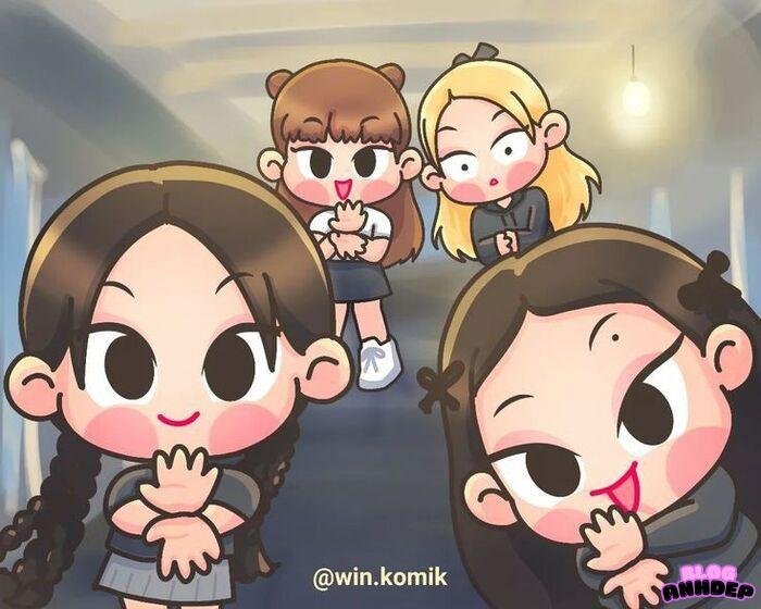 ảnh blackpink chibi