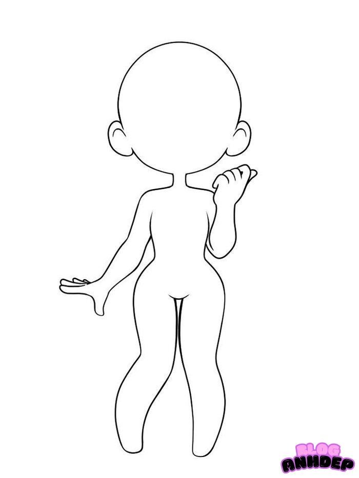 ảnh body chibi dễ thương