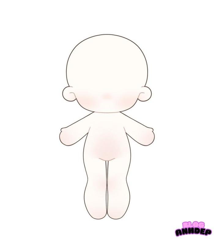 ảnh body chibi siêu xinh cực cute