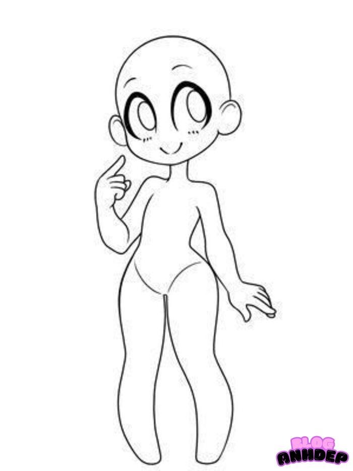 ảnh body chibi siêu xinh