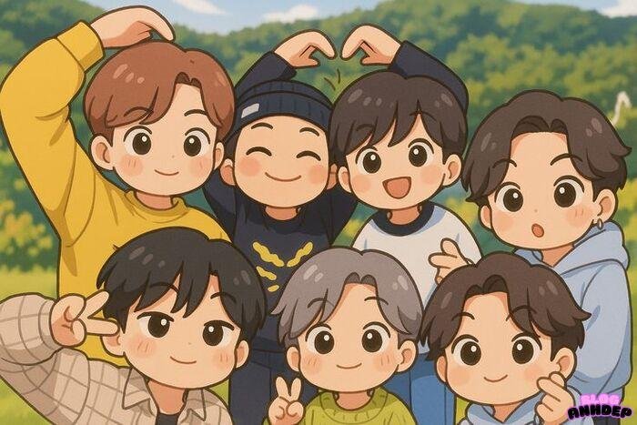 ảnh bts chibi cực đẹp