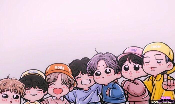 ảnh bts chibi dễ thương xỉu