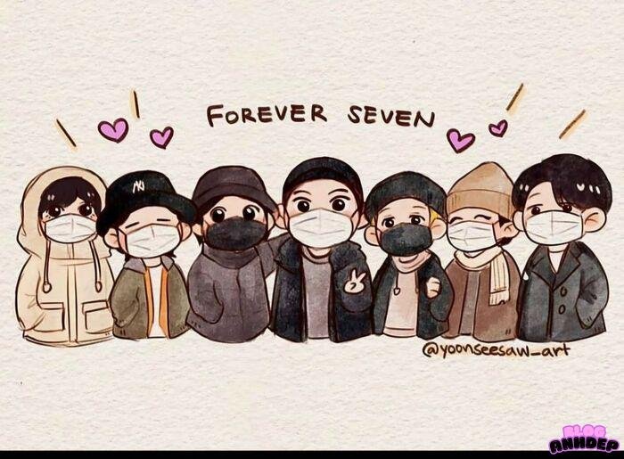 ảnh bts chibi đẹp nhất