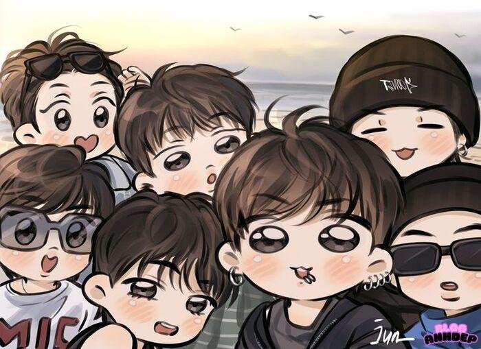 ảnh bts chibi đẹp