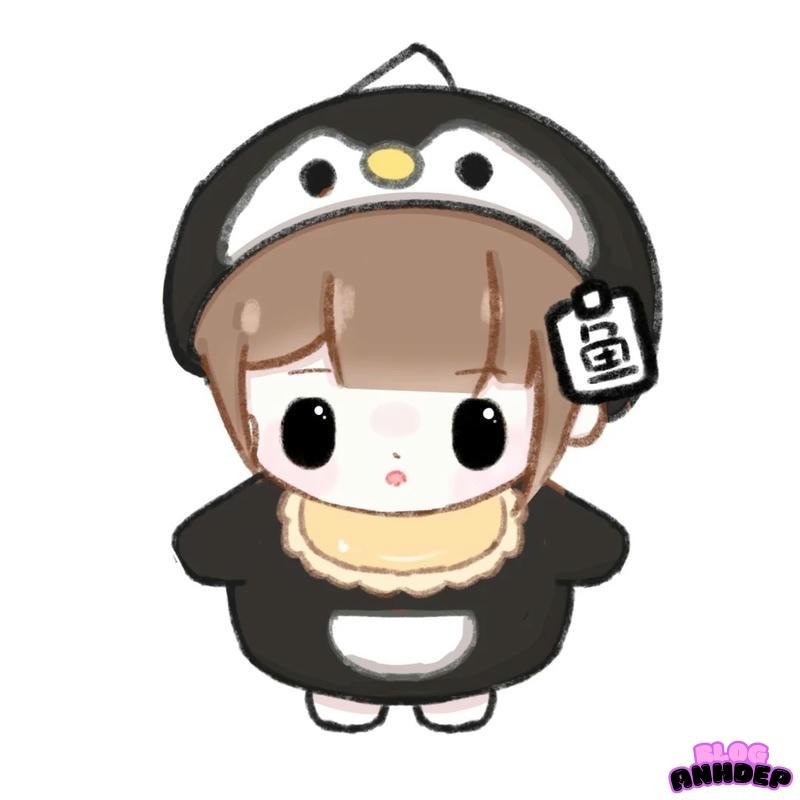 ảnh cánh cụt chibi