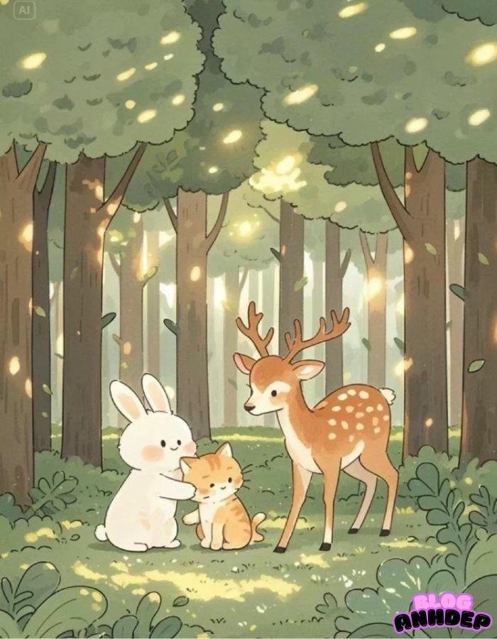 ảnh cặp đôi anime chibi cute