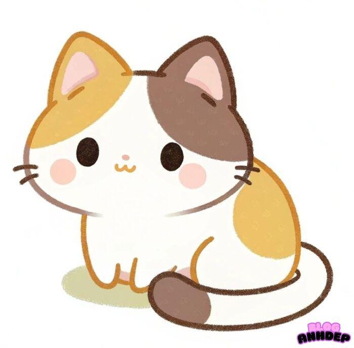 ảnh chibi cat siêu xinh