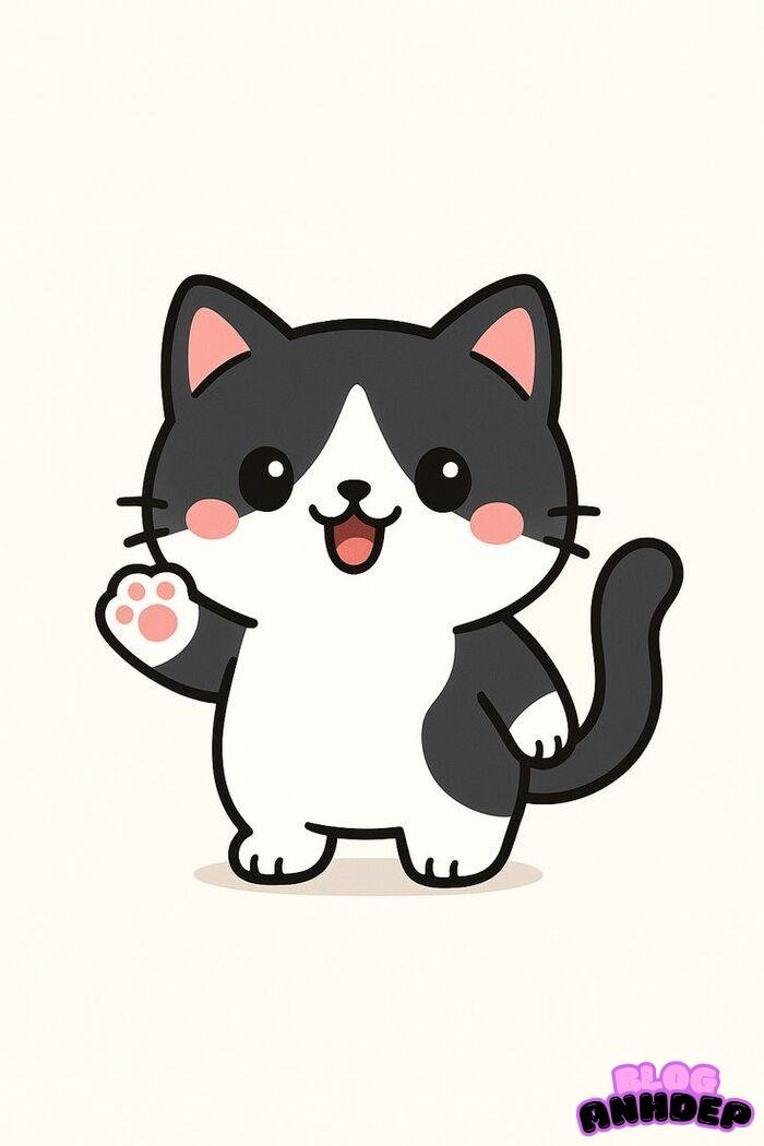 ảnh chibi cat