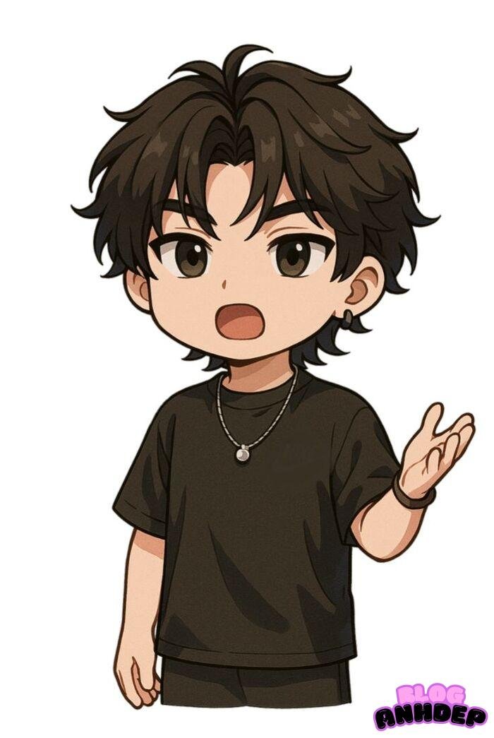 ảnh chibi dễ vẽ nhất boy ngầu