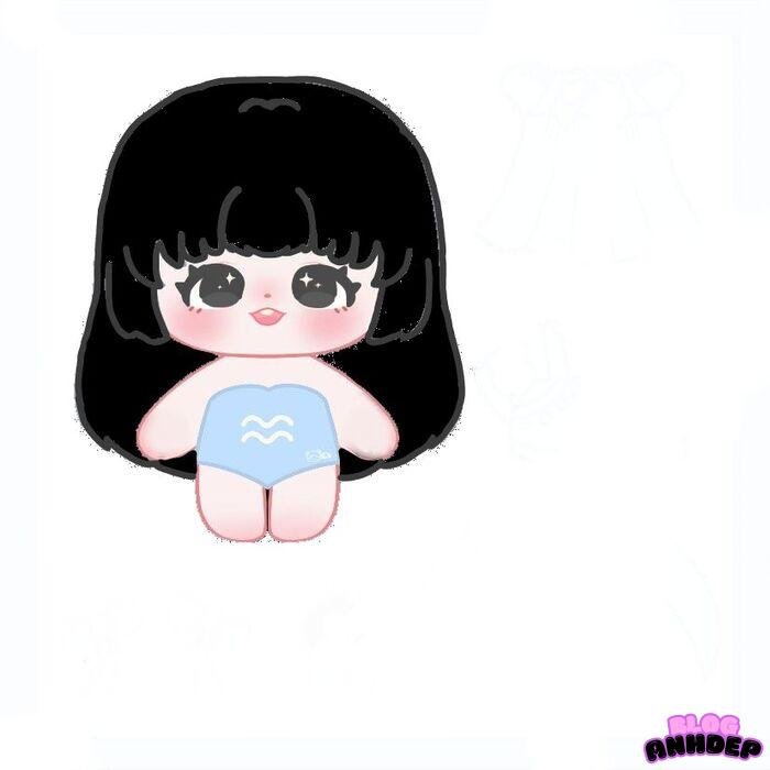 ảnh chibi doll girl xinh
