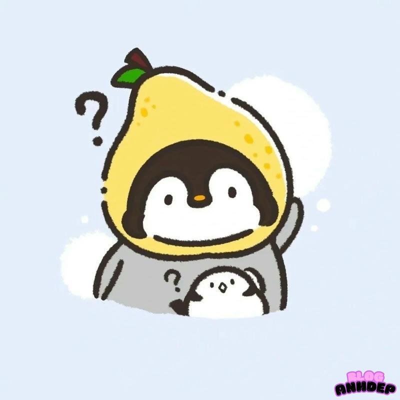 ảnh chim cánh cụt chibi