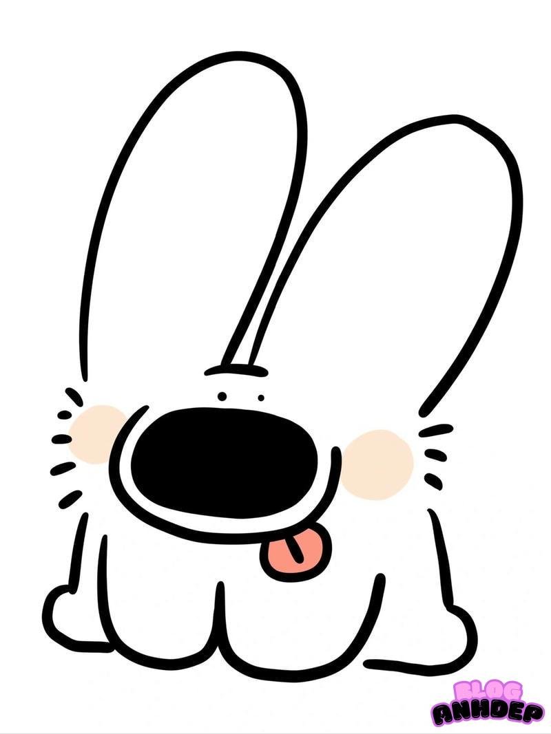 ảnh chó cute chibi