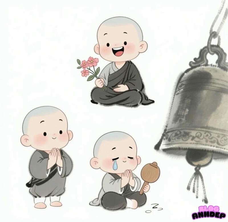 ảnh chú tiểu cười