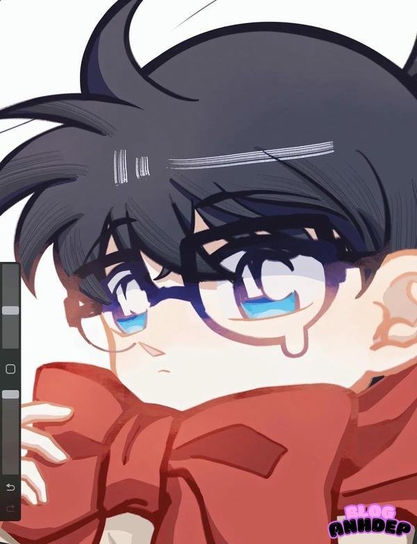 ảnh conan chibi cute