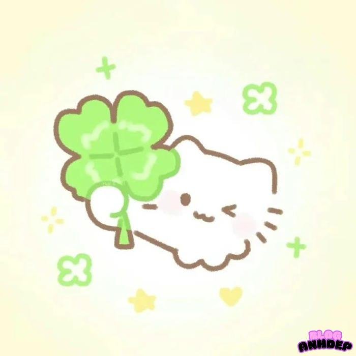 ảnh đại diện cỏ 4 lá ảo diệu