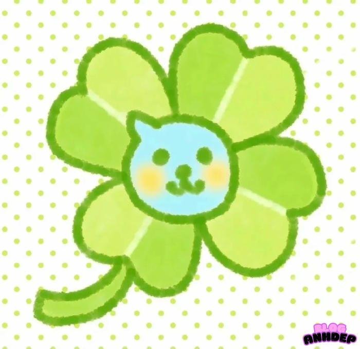 ảnh đại diện cỏ 4 lá hd