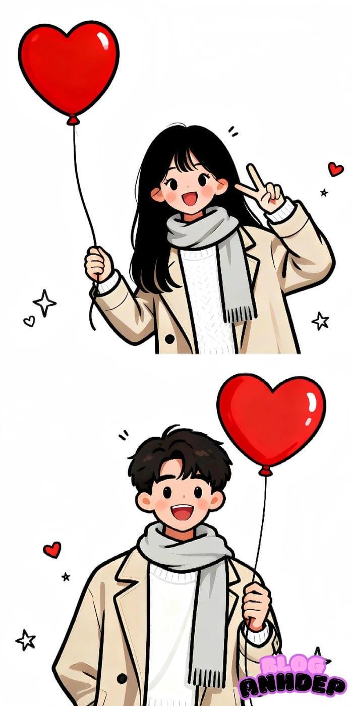 ảnh đại diện couple lôi cuốn