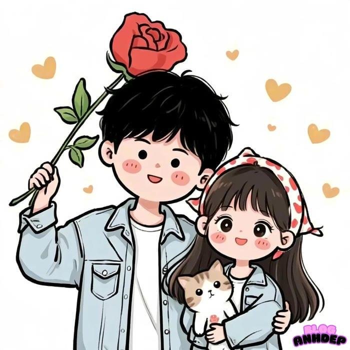 ảnh đại diện đôi nam nữ