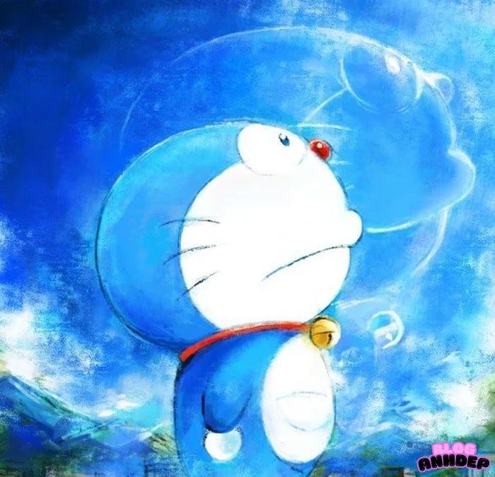 ảnh đại diện doraemon trầm tư