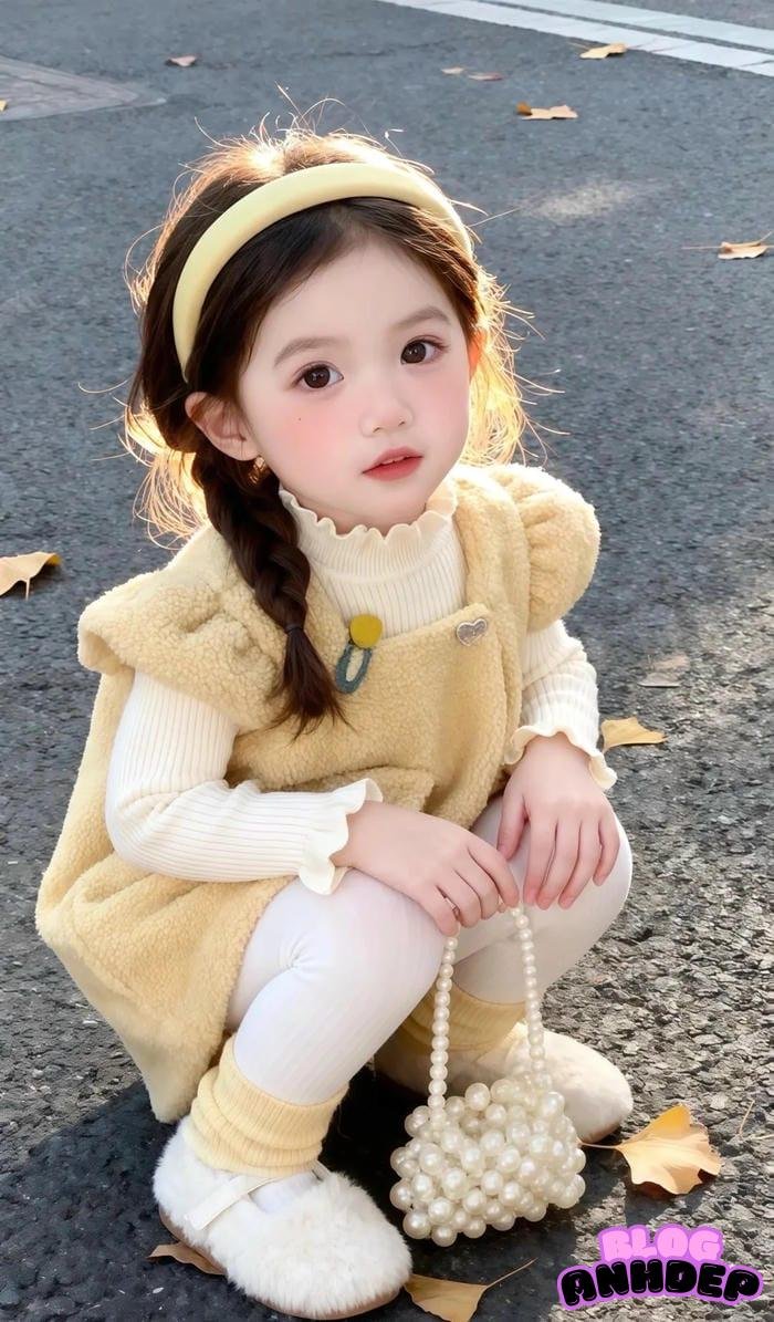 ảnh đại diện em bé đeo băng đô