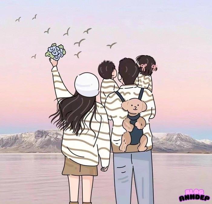 ảnh đại diện gia đình dã ngoại