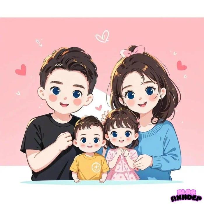 ảnh đại diện gia đình hiện đại