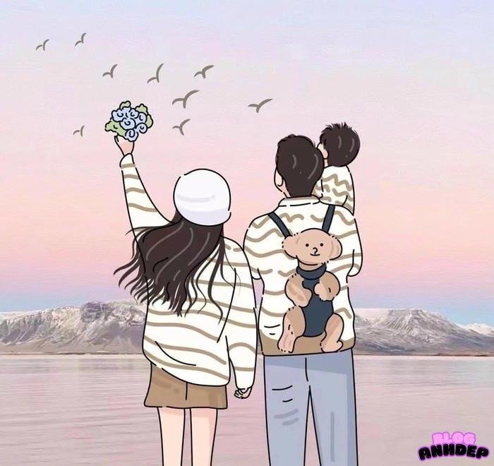 ảnh đại diện gia đình phong cách