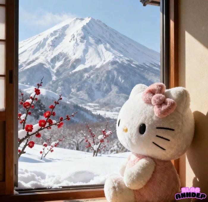 ảnh đại diện hello kitty chill