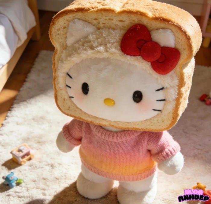 ảnh đại diện hello kitty mỉm cười