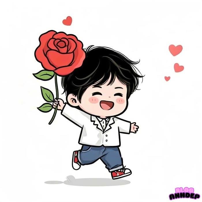 ảnh đại diện nam đáng yêu đơn giản