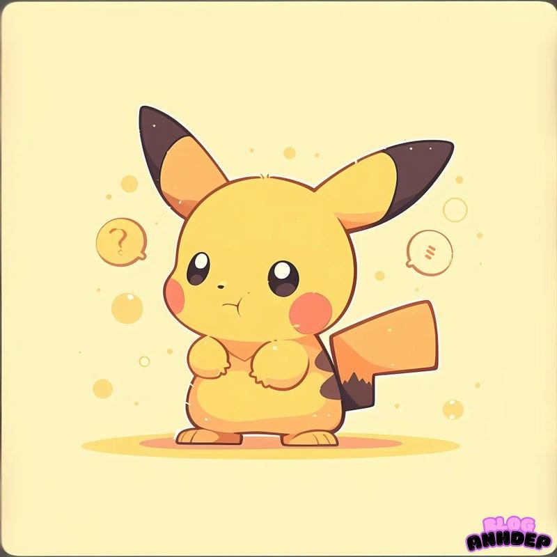 ảnh pikachu chibi