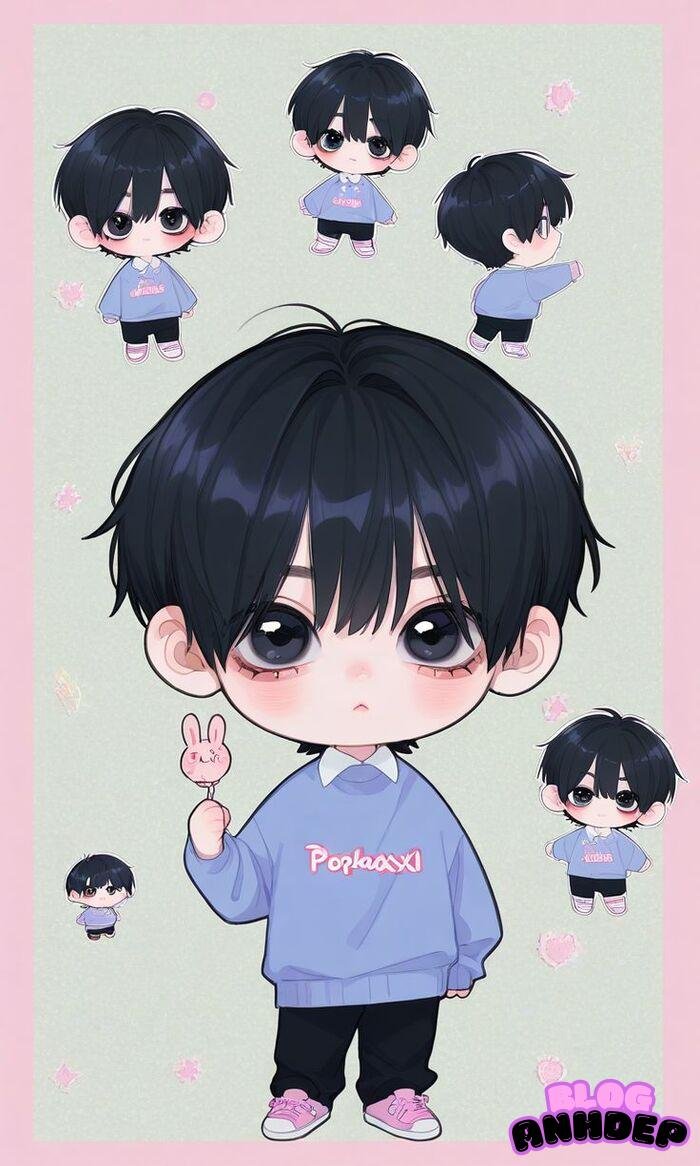 anime chibi boy đáng yêu