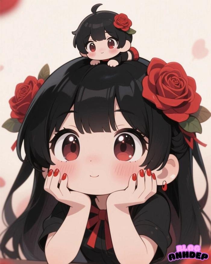 anime chibi girl cute dễ vẽ cực đẹp