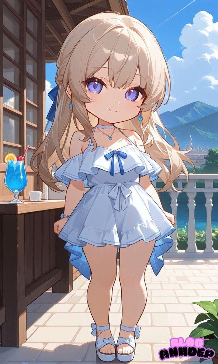 anime chibi girl cute dễ vẽ đẹp