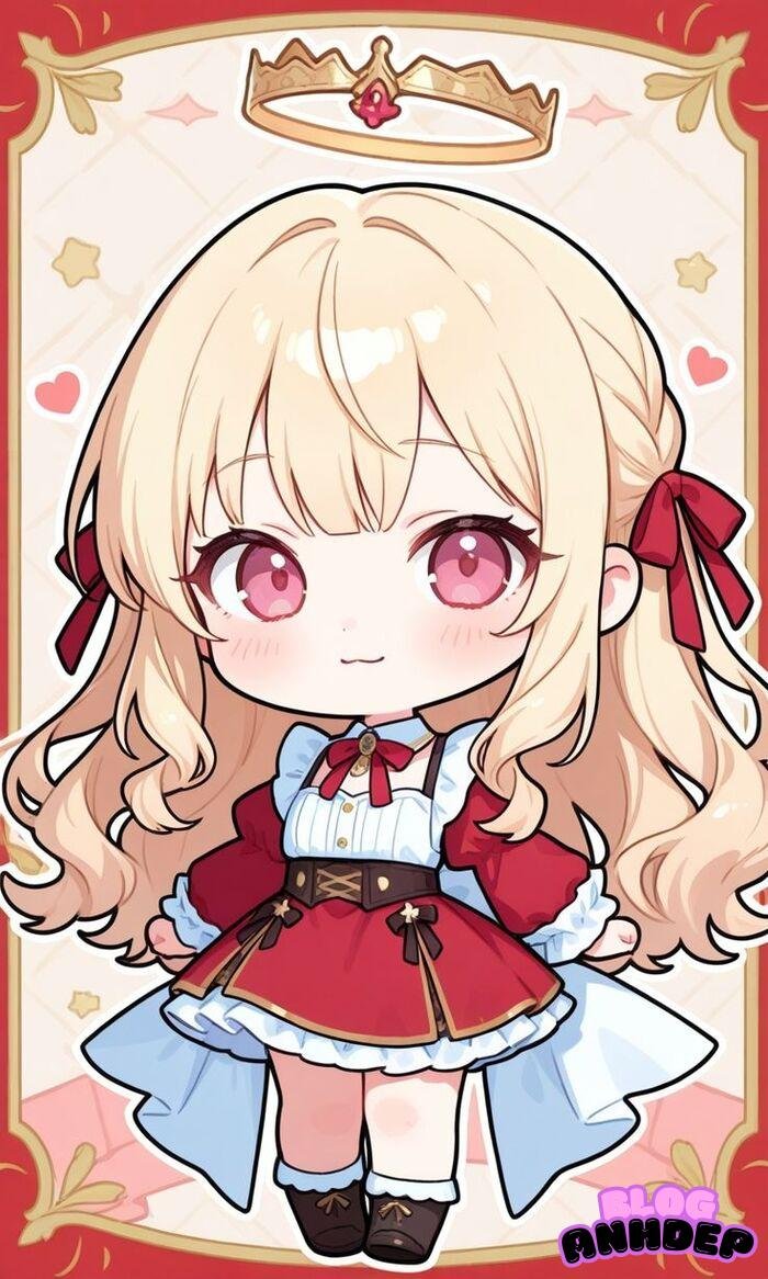 anime chibi girl cute dễ vẽ nhất