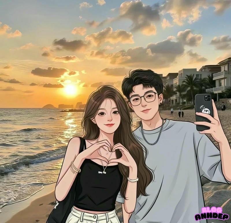anime cute đôi