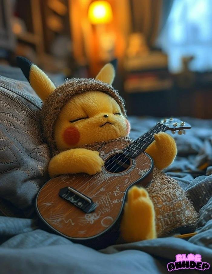 avatar âm nhạc pikachu