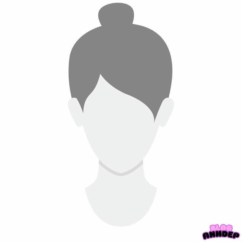 avatar ẩn danh trắng