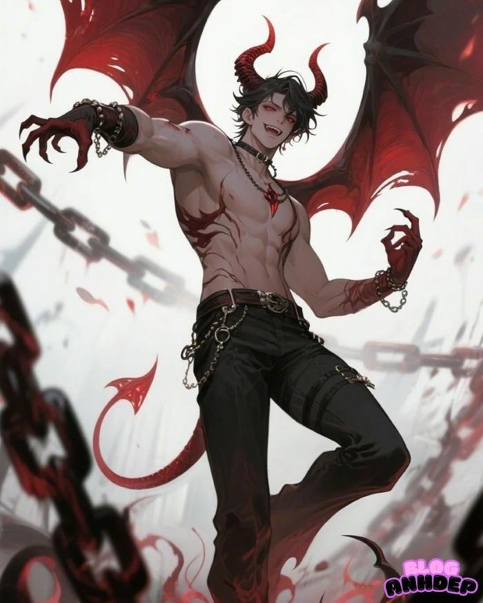 avatar anime ác quỷ lạnh lùng nam