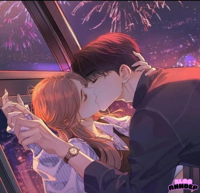 avatar anime hôn nhau