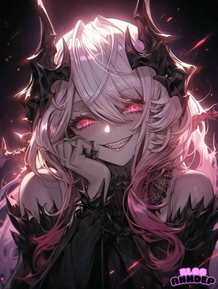 avatar anime nữ ác quỷ lạnh lùng
