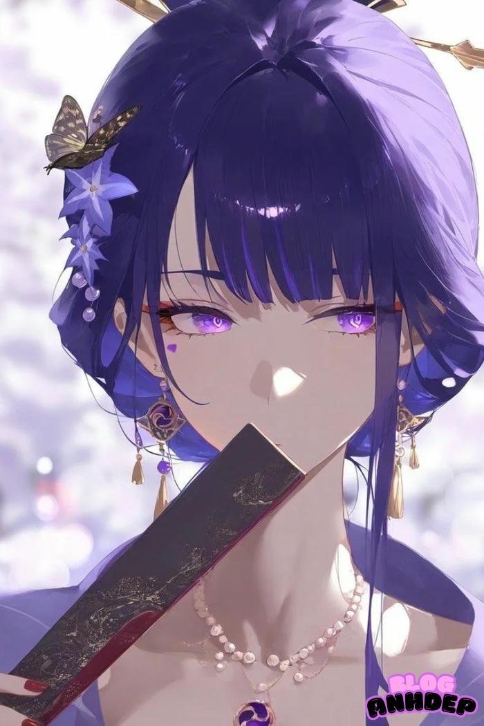 avatar anime tóc tím