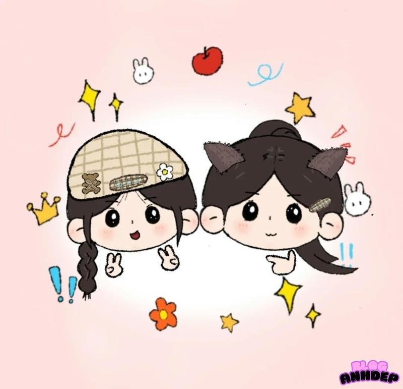 avatar bạn thân chibi