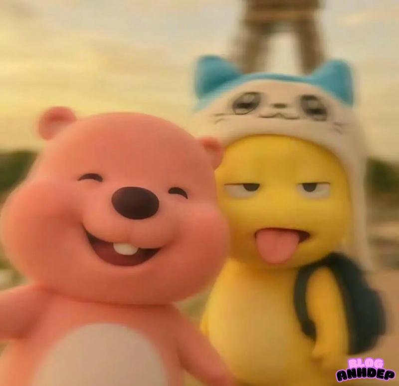 avatar bạn thân gấu dâu