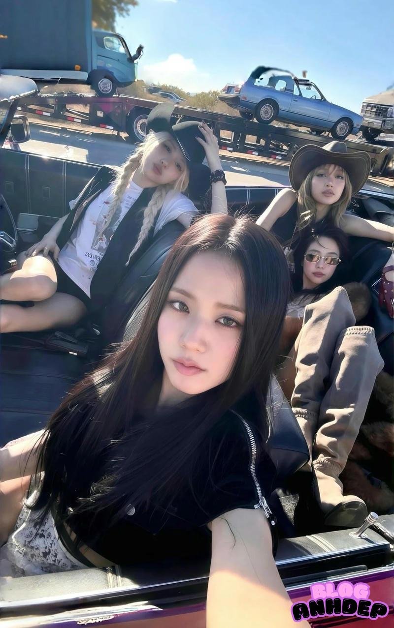 avatar blackpink tóc đều dài