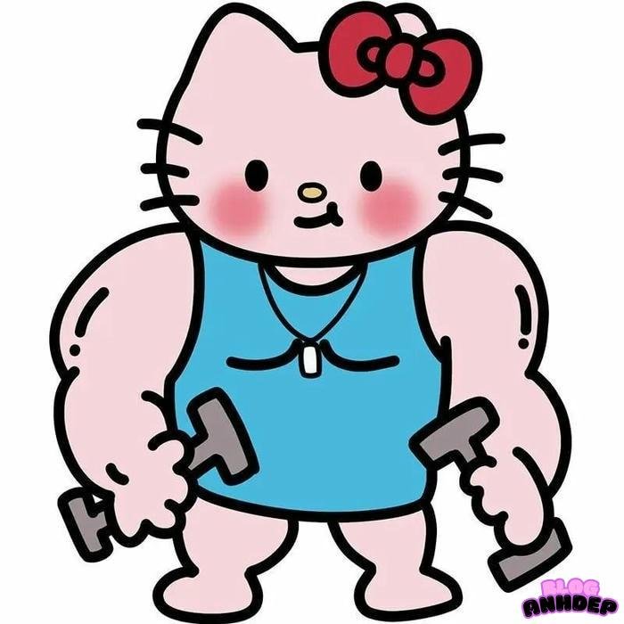 avatar bựa cơ bắp