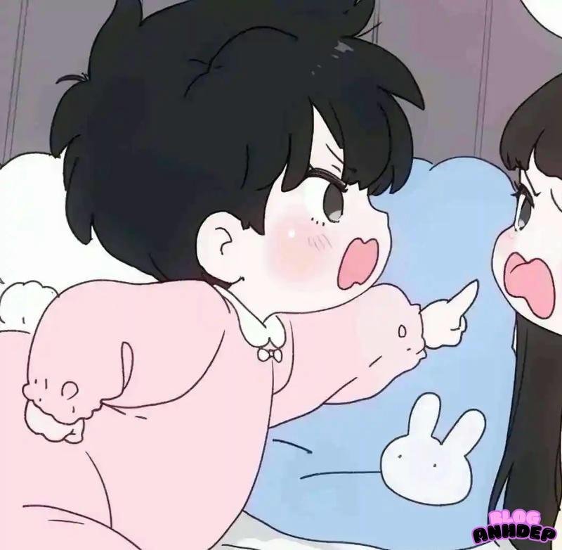 avatar cặp đôi chibi