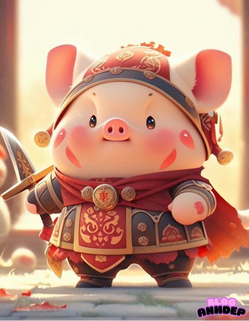 avatar cartoon bé heo