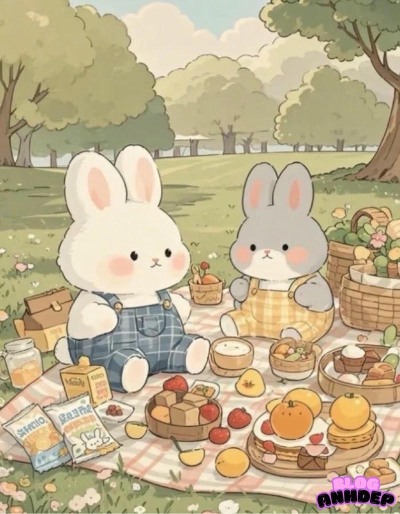 avatar cartoon chú thỏ