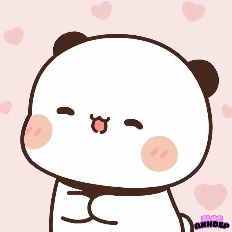 avatar cartoon gấu trắng